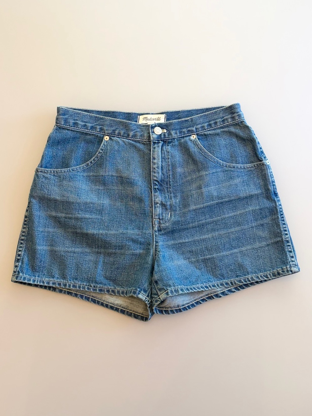 Madewell High Rise Blue Denim Shorts | Size 27